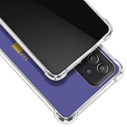 NFL Baltimore Ravens Purple Performance Series Galaxy A52 5G Clear Case